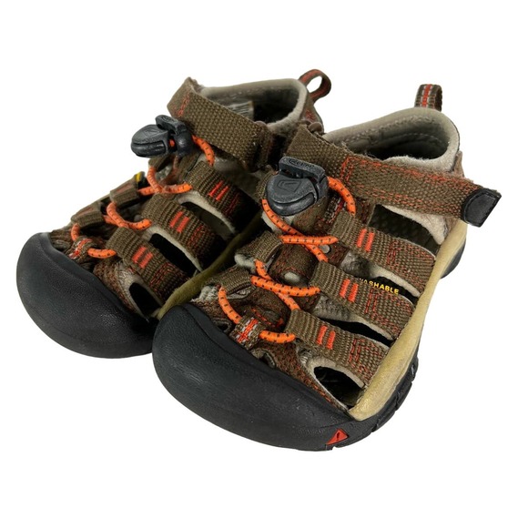 Keen Other - KEEN Newport H2 Sandals Brown Orange Little Kid's Size 8